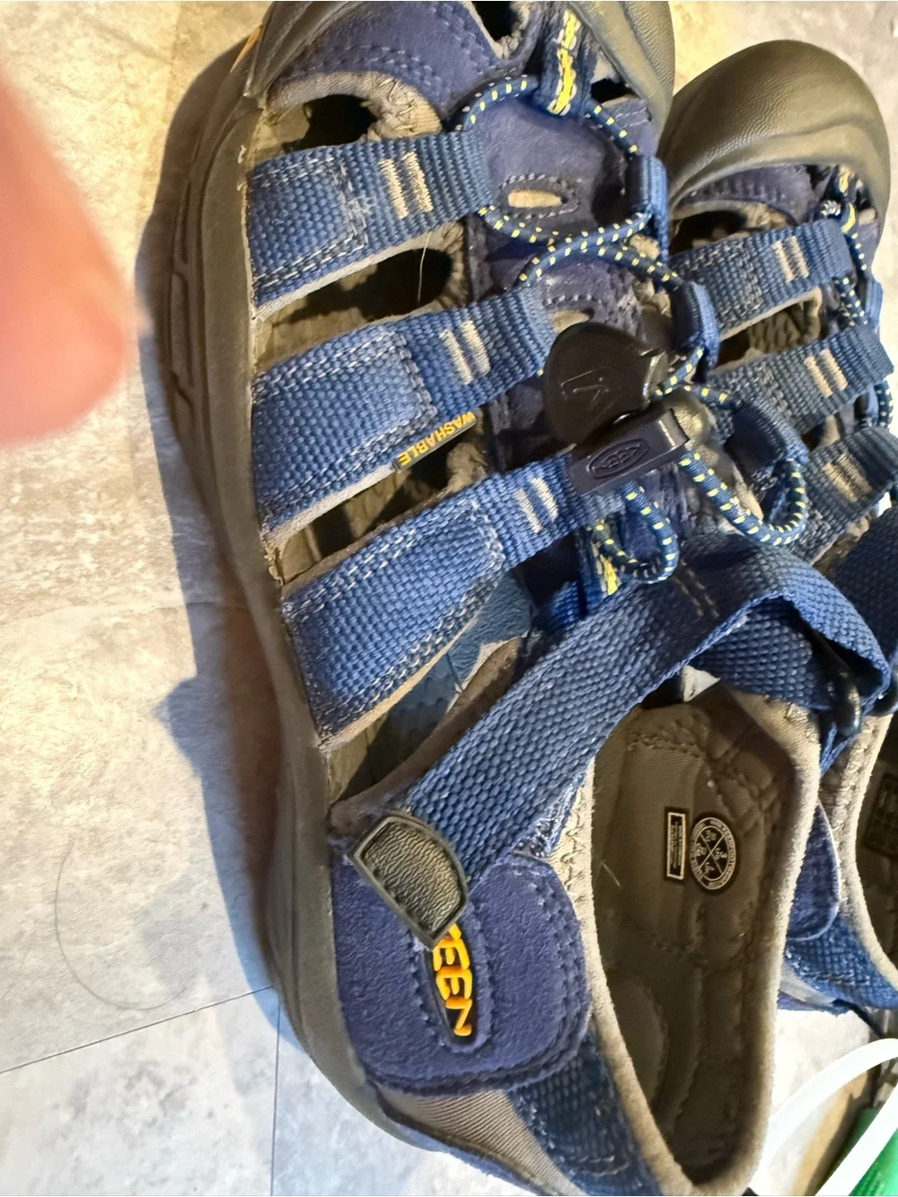 Keen Boys Blue Outdoor Closed-Toe Sandals